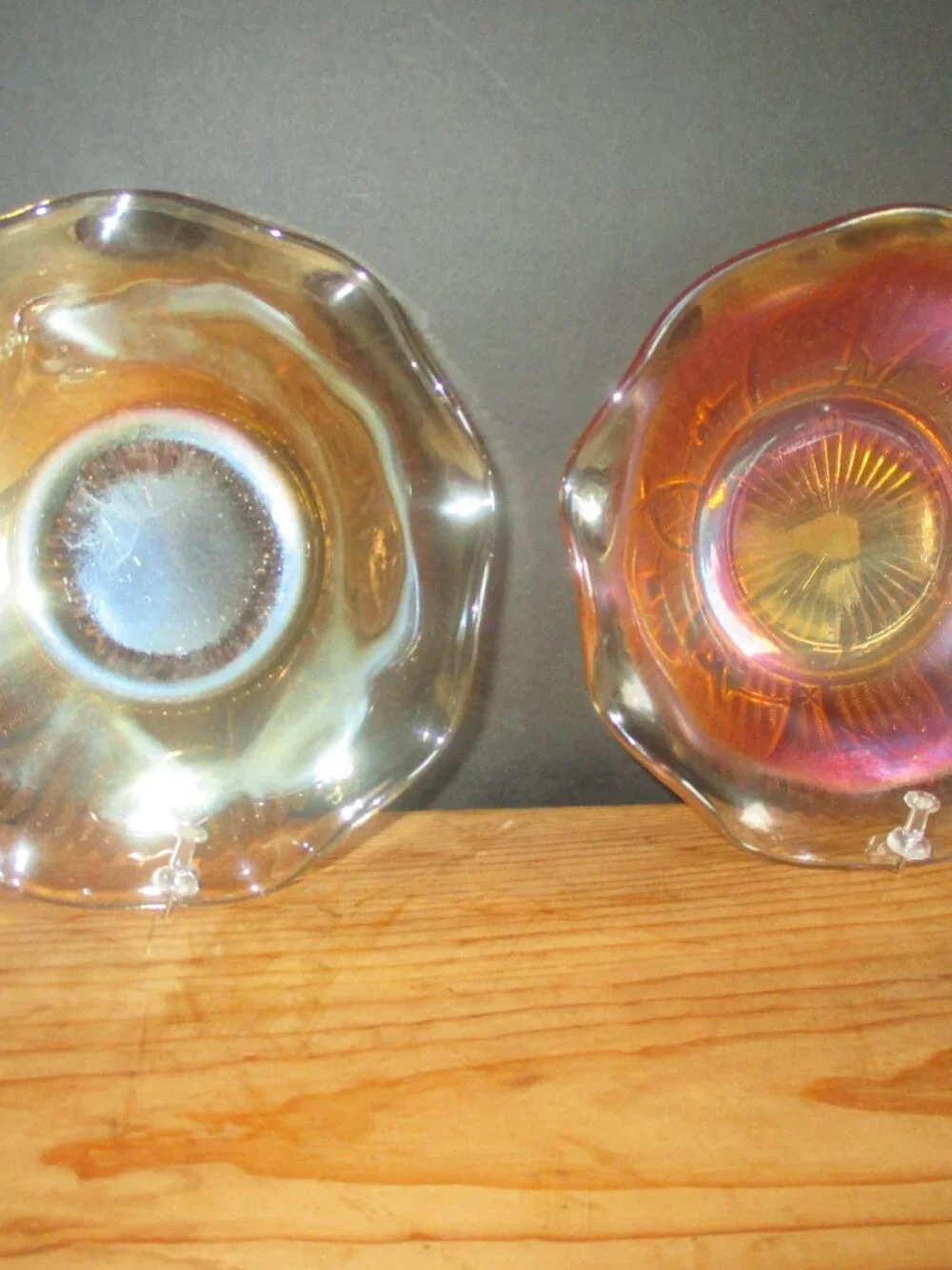 IRIS & HERRINGBONE MARIGOLD RUFFLED SMALL BOWLS